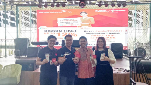 Lewat TelkomselPOIN Bisa Dapat Diskon Beli Tiket Garuda Indonesia